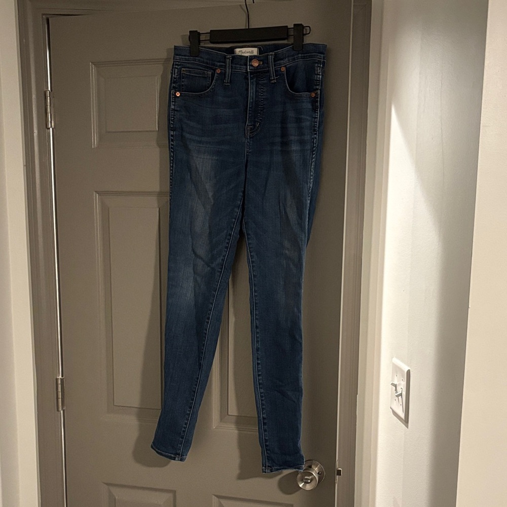 Madewell Women's Dark Blue 10” Skinny Jeans